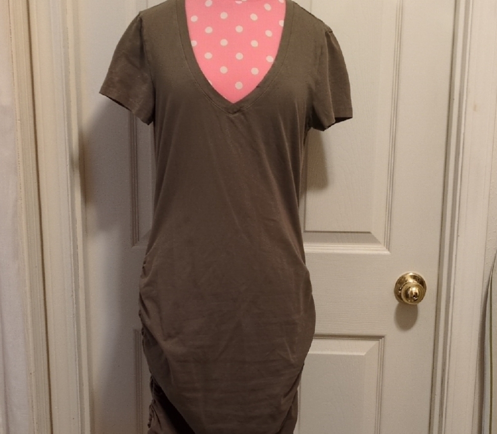 Michael Stars Brown V-Neck Dress